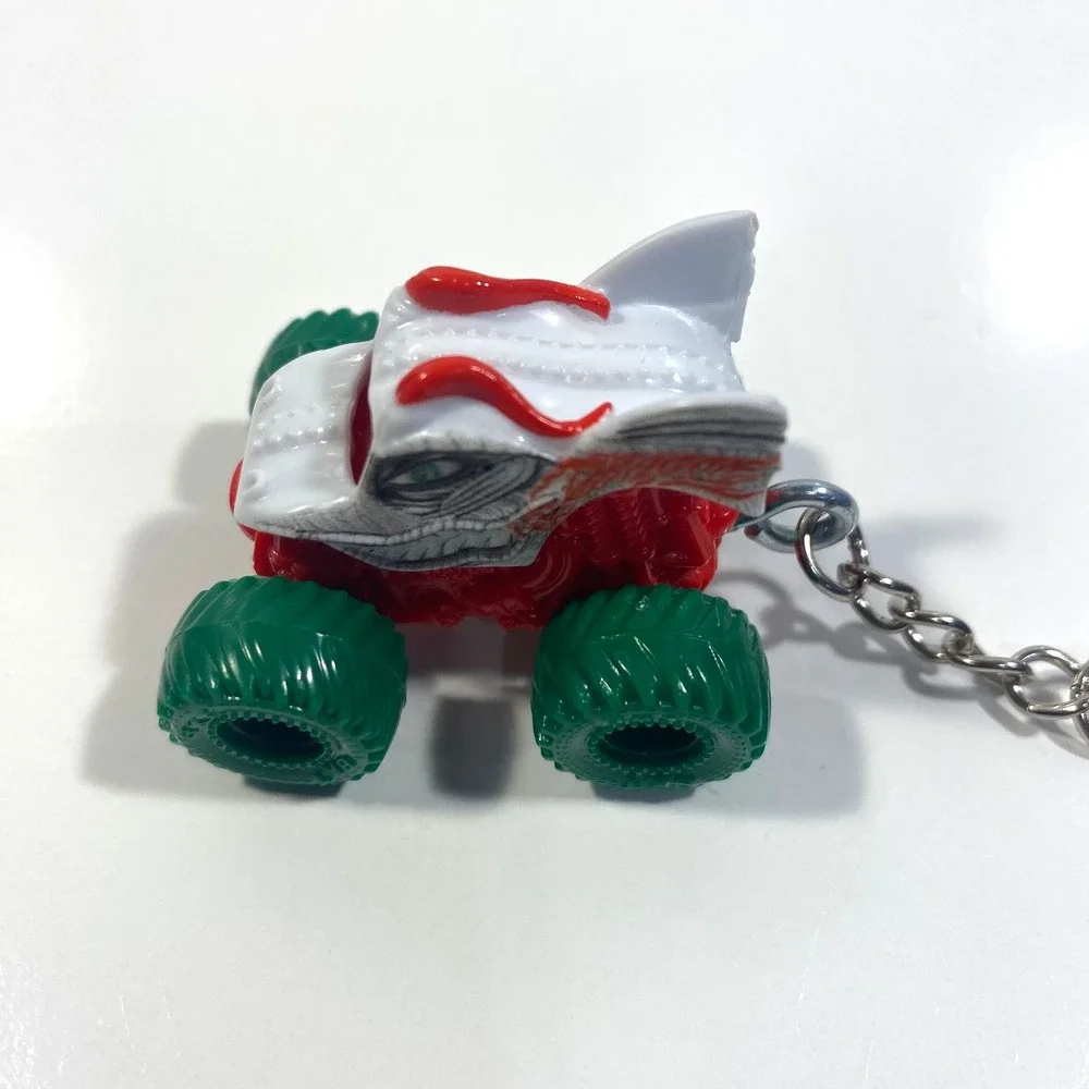Monster Jam Mini Dragon Christmas Truck Spin Master Custom Keychain - Lanyard